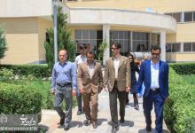 بازدید معاون محترم عمرانی امور آموزش عالی سازمان برنامه و بودجه کشور جناب آقای مهندس شفیعی  از دانشگاه صنعتی شاهرود 